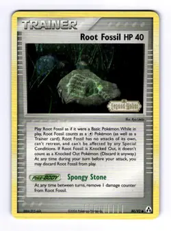 Root Fossil Power Keepers #86 (2007) Common Reverse Holo NM Pokemon - Image 1