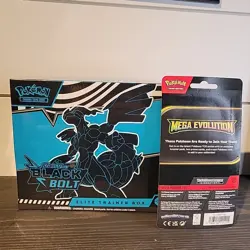 Pokemon TCG - Black Bolt ETB 💎SEALED💎 FREE Mega Evolution Checklane Blister! - Image 4