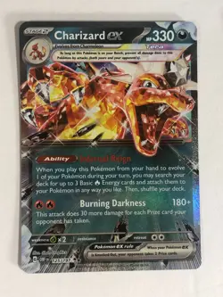 Pokemon TCG Obsidian Flames Charizard EX 125/197 Near Mint - Image 1
