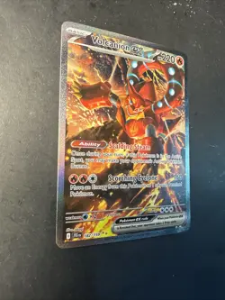 2025 Pokemon S&V Journey Together Volcanion EX 182 /159 FULL ART Holo Rare SIR - Image 2