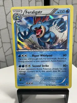 Feraligatr XY Phantom Forces 17/119 Holo Rare Pokemon TCG 2014 - Image 1