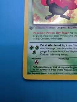 Pokemon 1st Edition Dark Vileplume 13/82 Team Rocket Holo - Image 5