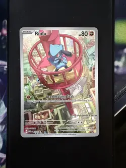 Riolu 010 Stamped Mega Evolutions Pokemon Center Black Star Promo - Image 1