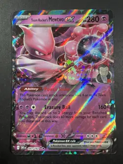 Team Rocket's Mewtwo ex 081/182 - S&V: Destined Rivals Ultra Rare - Pokemon TCG - Image 1