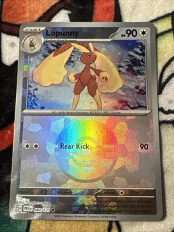 Pokemon TCG Lopunny 084/131 Pokeball Reverse Holo S&V Prismatic Evolutions - Image 1