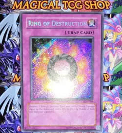Yugioh Ring of Destruction PGD-000 Secret Rare Holo Bleed Konami 2003 - Image 4