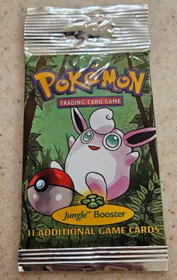 Pokemon Unopened Jungle Booster Pack 11 Card Factory Sealed 1999 Art WOTC - Image 1