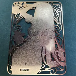 Goddess Story Gold METAL Card - Maiden Party - Serial Number #/200! Zero Two 2 - Image 5