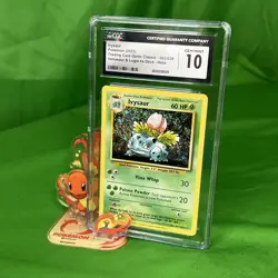 Ivysaur CLV 002/034 Pokemon Card - CGC 10 GRADED GEM MINT - TCG Classic - Image 2