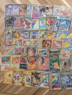 Pokemon Lot Card Collection 2 - GX Vmax Ultra FA Secret Rares Charizard Pikachu - Image 1