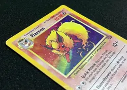 Flareon 3/64 Holo - (Creased) HP Heavy Played Pokemon TCG Jungle Card - Image 4