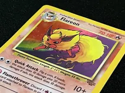 Flareon 3/64 Holo - (Creased) HP Heavy Played Pokemon TCG Jungle Card - Image 5