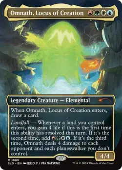 Omnath, Locus of Creation (Rainbow Foil) -Foil Near Mint MTG Secret Lair - Image 1
