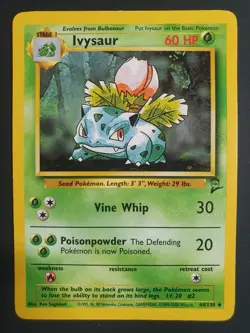 Ivysaur 44/130 - Base Set 2 - Pokemon Card - Excellent Condition - Image 1