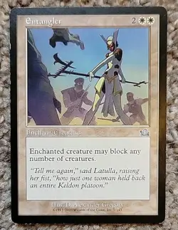 MTG magic cards 1x Entangler Prophecy Light Play, English Legacy Vintage Regular - Image 1