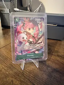 Perona Alt Art OP12-034 SR ENGLISH Legacy of the Master One Piece Card NM - Image 1
