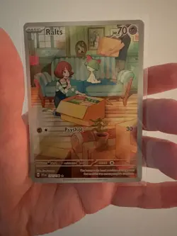 Pokemon TCG Ralts #211 Holo Illustration Rare Card - NM/Mint - Image 1