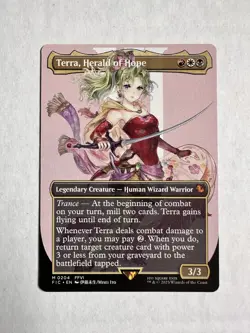 MTG Commander: Final Fantasy Terra, Herald of Hope Borderless Non-Foil - Image 1