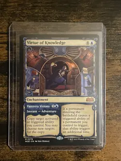 Virtue of Knowledge (Showcase) Wilds of Eldraine Regular - Image 1