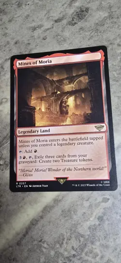 Mines of Moria Universes Beyond: the Lord of the Rings Legendary Land MTG NM - Image 1