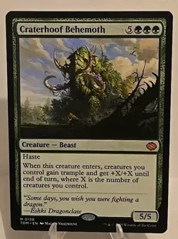 Craterhoof Behemoth MTG Tarkir: Dragonstorm Regular - Image 1
