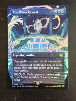MTG Final Fantasy English The Water Crystal Borderless 0333 Foil - Image 1