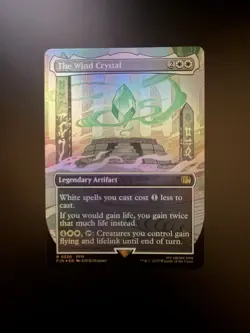 MTG Final Fantasy English The Wind Crystal Borderless 0330 Foil - Image 1