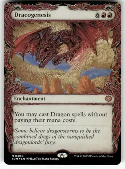 MTG | Dracogenesis (#300) (Showcase) FOIL | (NM) Tarkir: Dragonstorm - Image 1
