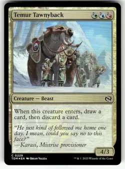 MTG | Temur Tawnyback FOIL | (NM) Tarkir: Dragonstorm - Image 1