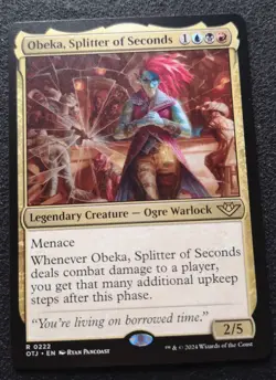 Obeka, Splitter Of Seconds - OTJ - NM Unplayed - EN - 0222 - Image 1