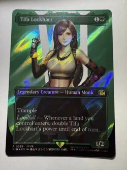 Tifa Lockhart (Borderless) (Surge Foil) Final Fantasy Foil - Image 1