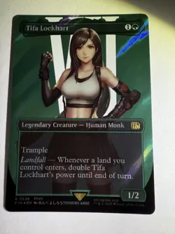 Tifa Lockhart (Borderless) (Surge Foil) Final Fantasy Foil - Image 3