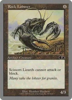 1x Rock Lobster - LP - Unglued - SPARROW MAGIC mtg - Image 1