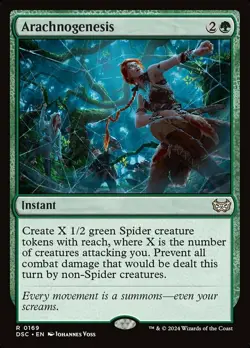 1x Arachnogenesis NM-Mint, English Commander: Duskmourn MTG Magic - Image 1