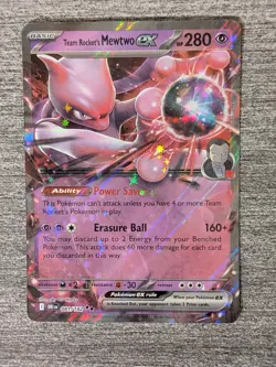 Pokemon TCG Team Rockets Mewtwo EX 081/182 Double Rare Holo - OC61 - Image 1