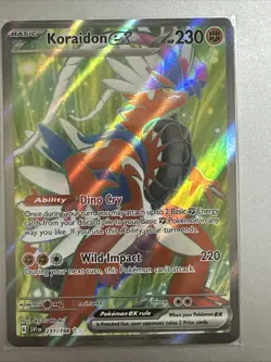 Koraidon ex 231/198 Sv01: Scarlet & Violet Base Set Holo Pokemon TCG 2023 - Image 1