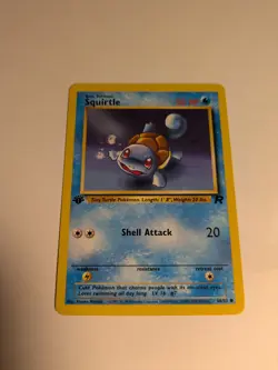 Squirtle 68/82 Team Rocket 1st Ed Non Holo WotC 2000 Vintage Pokemon TCG - Image 2