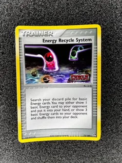 Energy Recycle System 73/108 Reverse Holo Stamped Power Keepers Pokemon TCG - Image 1