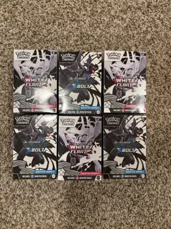 Pokemon TCG: Black Bolt (x3) & White Flare (x3) Booster Bundles (factory sealed) - Image 1
