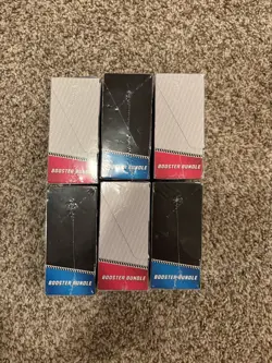 Pokemon TCG: Black Bolt (x3) & White Flare (x3) Booster Bundles (factory sealed) - Image 2