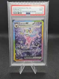 Espeon ex 155/131 Pokemon Prismatic Evolutions - PSA 9 Mint - Image 1