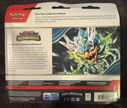 Pokemon TCG Twilight Masquerade 3-Pack Blister Sealed ** Snorlax ** - Image 2