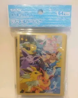 Dash! Eevee Eeveelutions 64 Sleeves Pokemon Center Exclusive Premium Gloss KL73 - Image 1