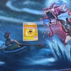 Pokemon TCG Chinese Gem Pack Vol 2 Stamped Lightning Energy CBB2C 1104/06 NM - Image 1