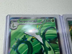 Pokemon Serperior Ex 156/086 Black Bolt Full Art Basculin 108/86 White Flare Lot - Image 2