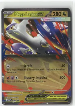 Mega Latias ex, Pokemon ME: Mega Evolution Promo Double Rare, 011 NM - Image 1