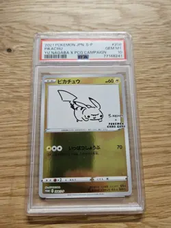 Pokemon PSA 10 Pikachu Yu Nagaba Japanese Promo 208/S-P - Image 1