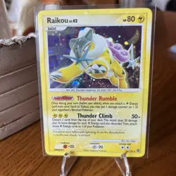 Pokemon TCG 2007 Raikou Secret Wonders 16/132 HOLO BLEED LP - Image 1
