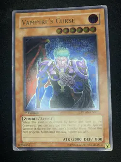 YuGiOh Vampire's Curse PTDN-EN090 Ultimate Rare 1st Edition MP - Image 2