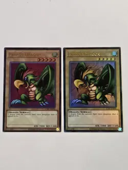 Parrot Dragon LCKC-EN096 FADED Yugioh Holo Foil Bleed Misprint Error Mint - Image 1